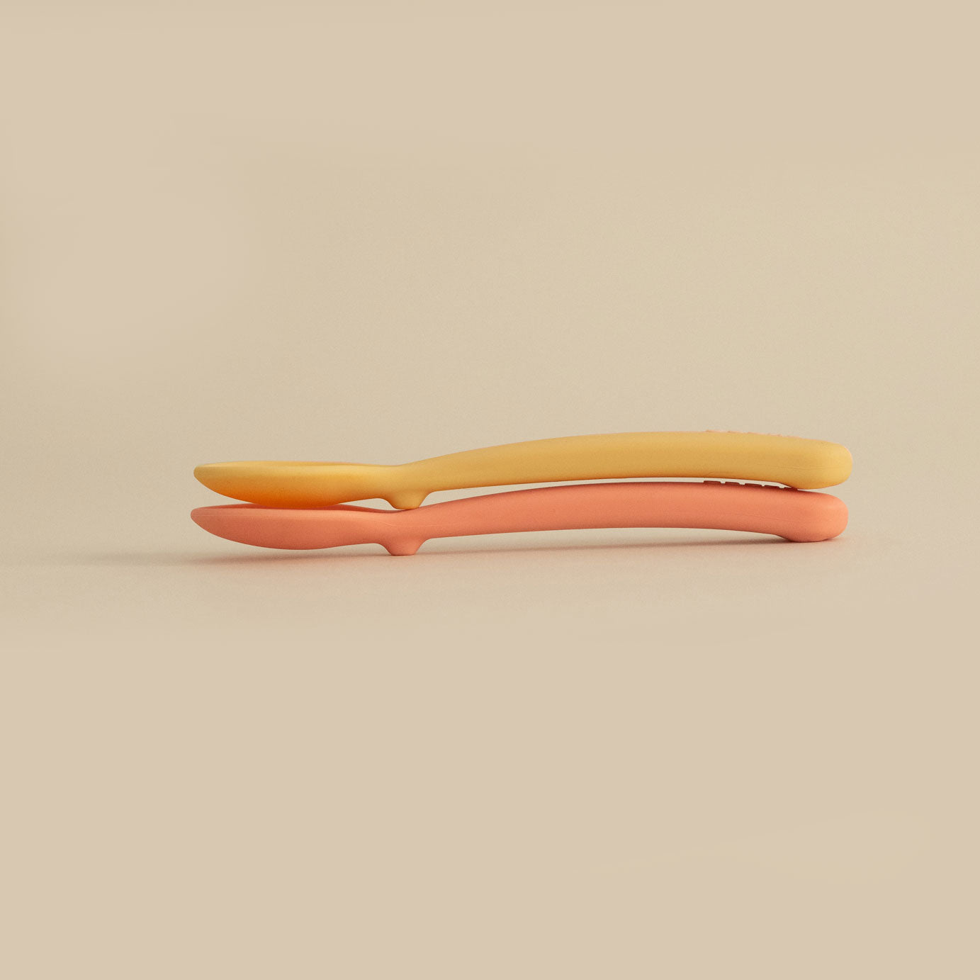 Silicone Spoon Set - Coral / Mimosa