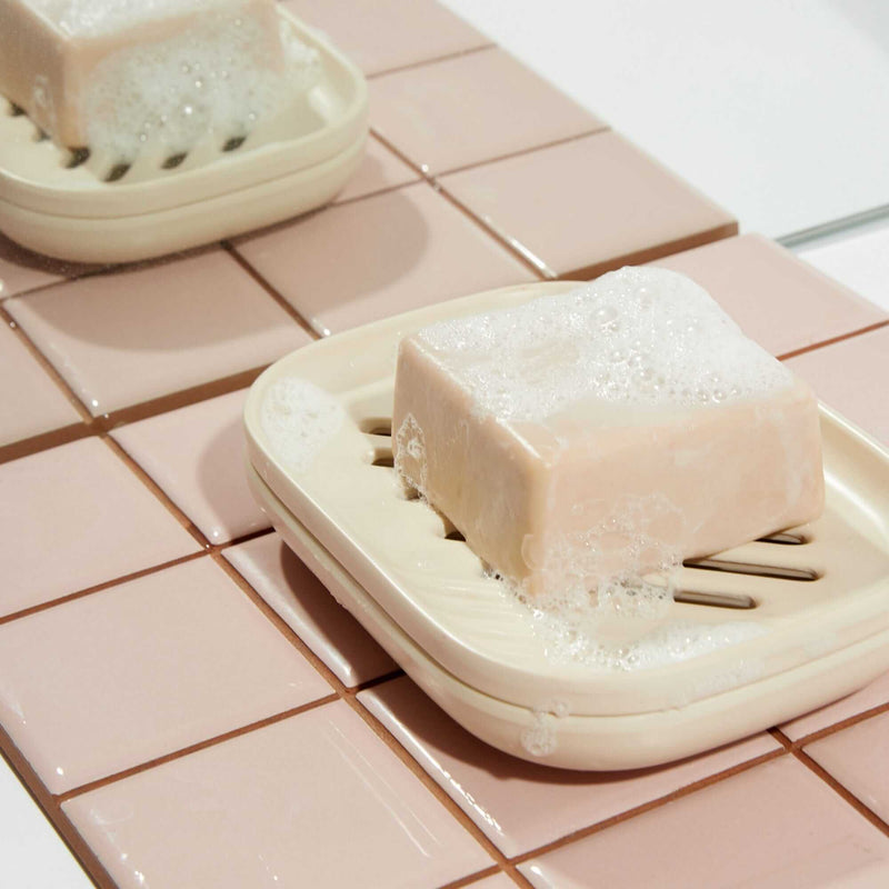 Self-Draining Soap Dish